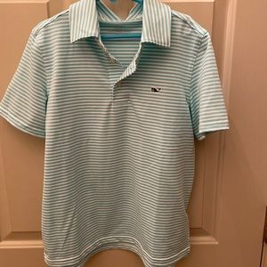 Vineyard Vines boys' Winstead Stripe Sankaty Performance Polo size S 8-10